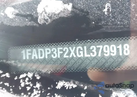 2016 Ford Focus Se из США, поврежденный, VIN 1FADP3F2XGL379918